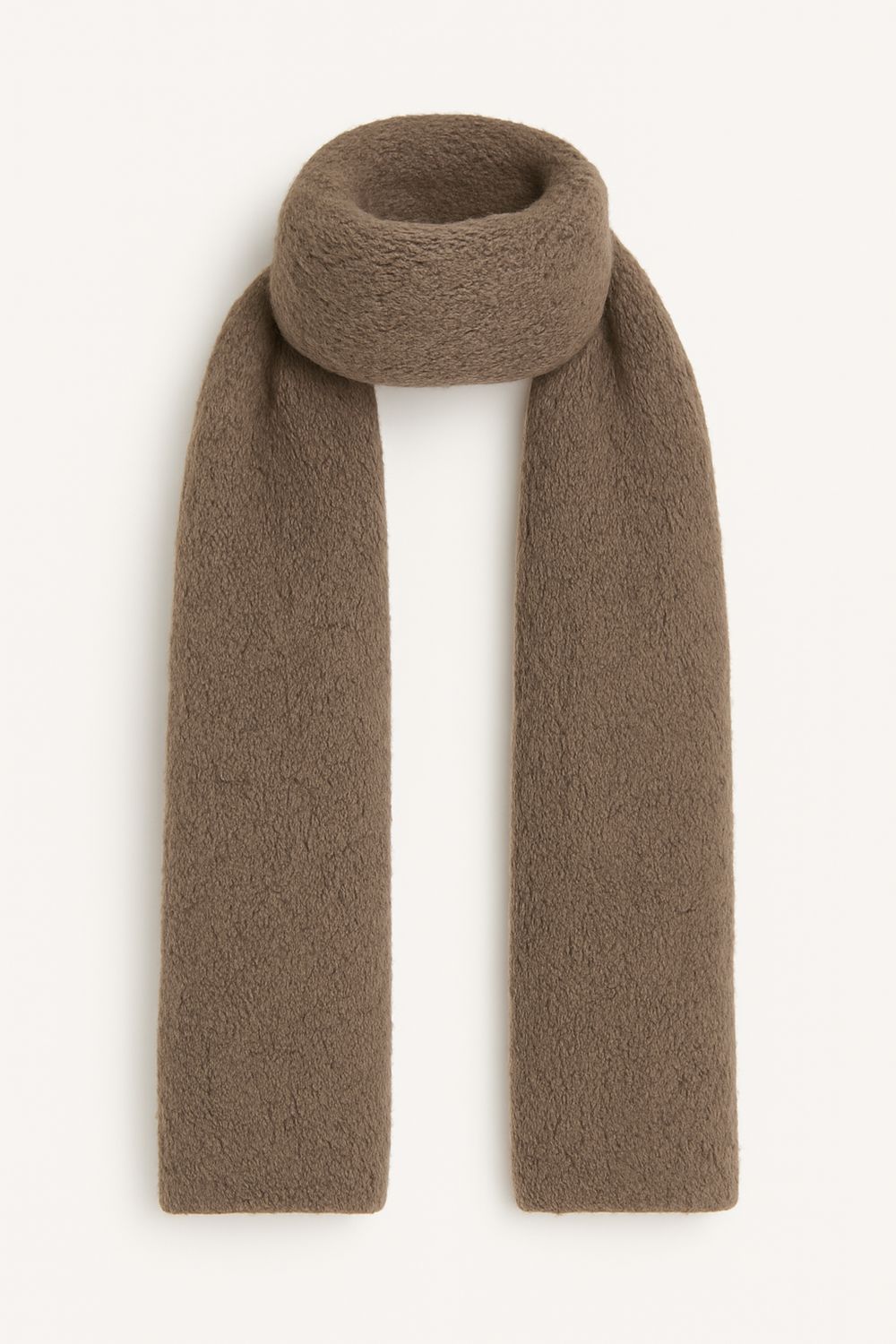 Ambika sjaal gebreid taupe 251125 Ambika sjaal gebreid taupe 251125