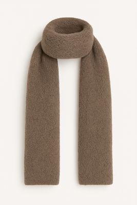 Ambika sjaal gebreid taupe 251125 Ambika sjaal gebreid taupe 251125