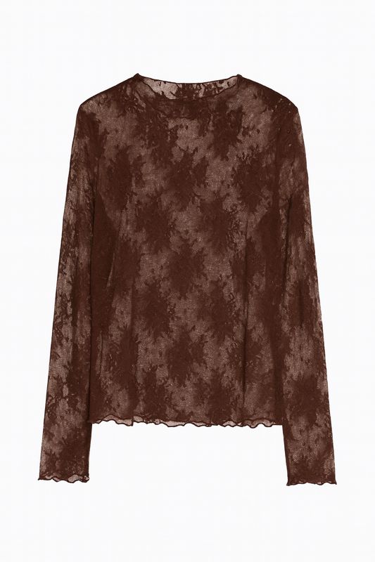 Ambika Mesh Top Kant Brown Celeste