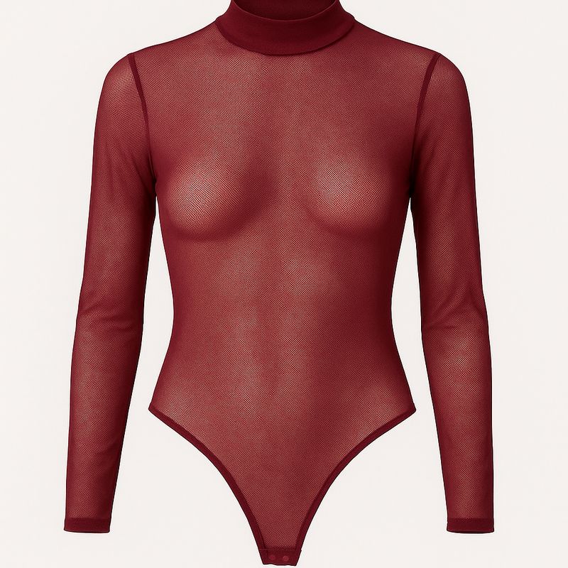 Nameless body mesh bordeaux Lz1328