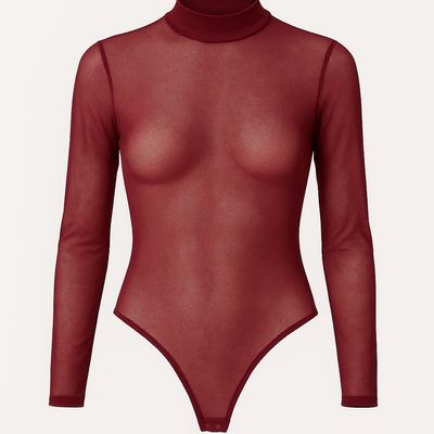 Nameless body mesh bordeaux Lz1328
