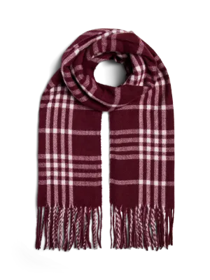 Pieces PCLESIA LONG SCARF PWP BC Tawny Port/PINK-A-BO 17132355