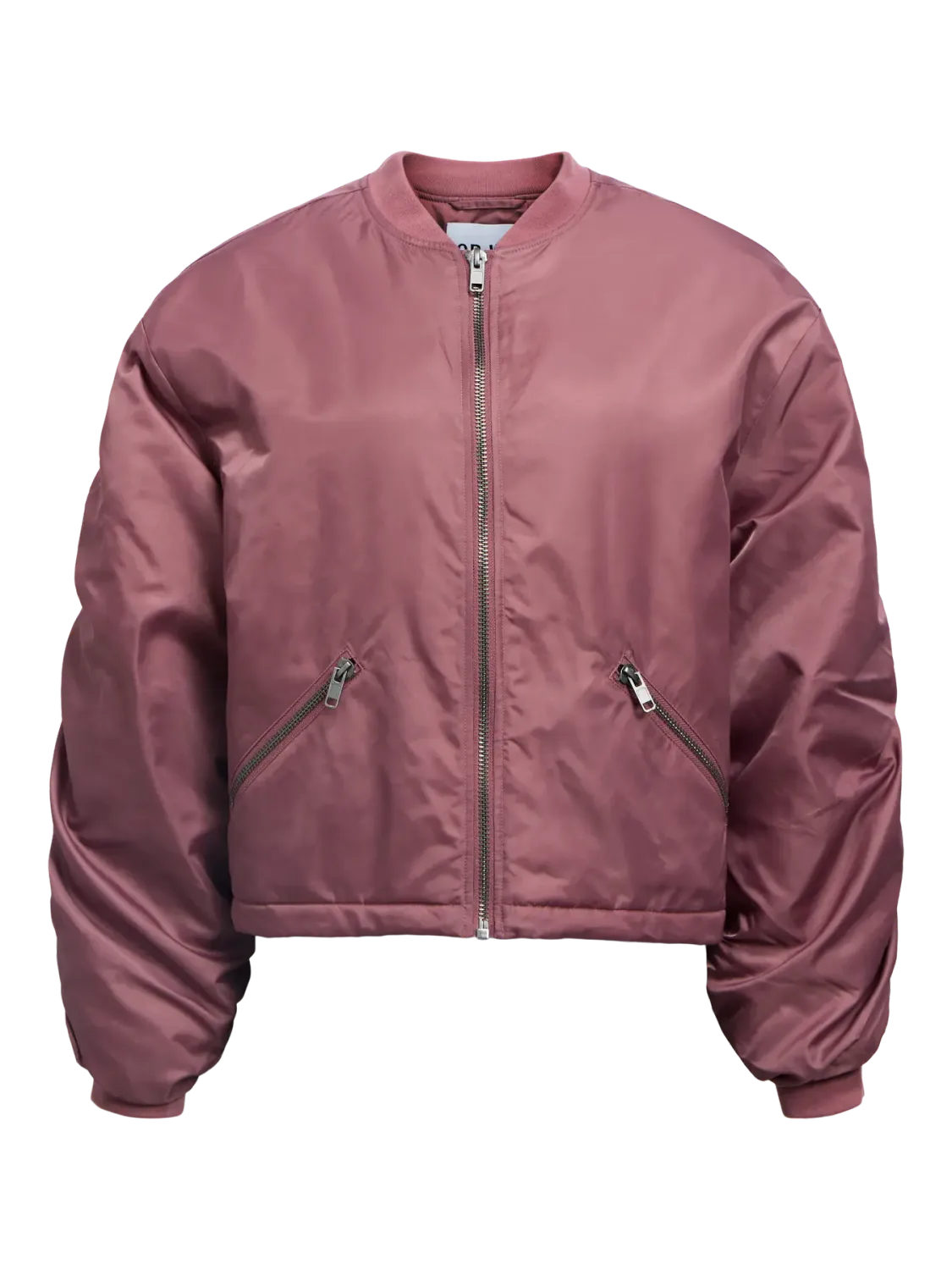 Object OBJMARY NEW L/S LO SH BOMBER JACKET: Rose Brown 23048373