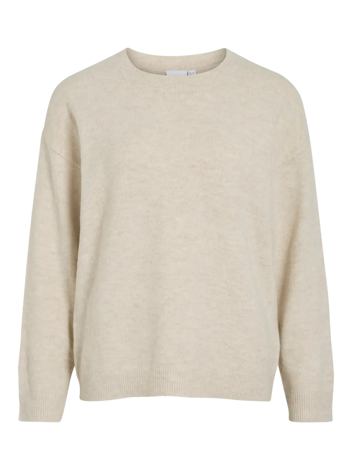 Vila VILIGA L/S O-NECK KNIT TOP - NOOS Birch/MELANGE 14113016 Vila VILIGA L/S O-NECK KNIT TOP - NOOS Birch/MELANGE 14113016