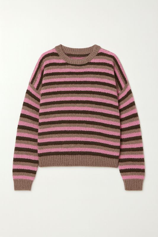 Ambika trui streep roze 51218