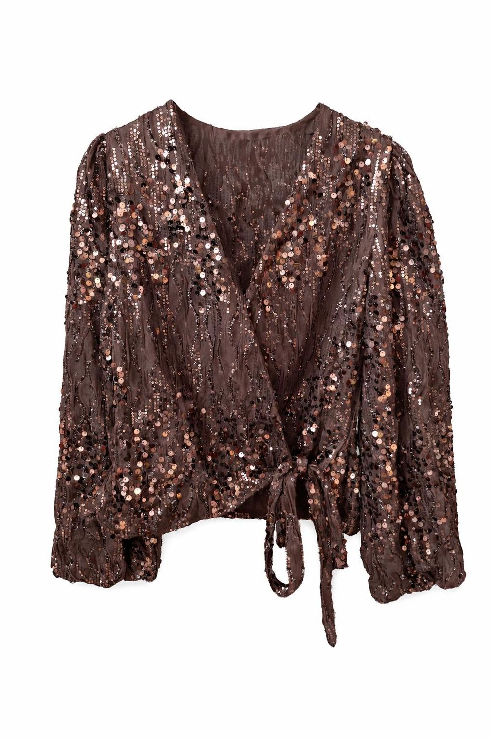 Nameless Glitter Top Chocolate H4376