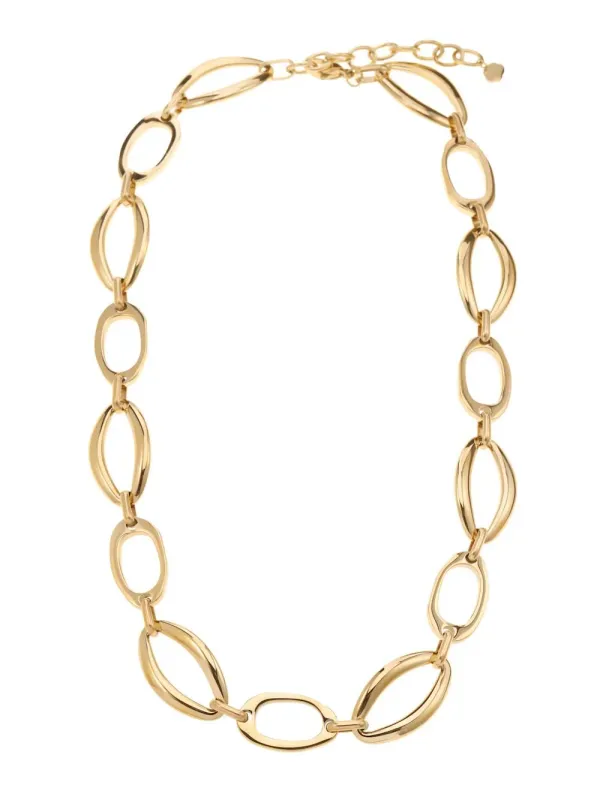 Rose & Camellia ovale schakel gold 11920-19a