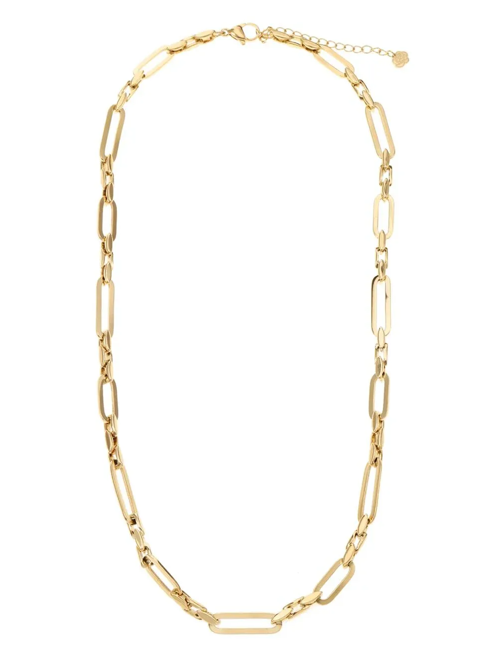 Rose & Camellia bangel platte schakel gold 11920-11d