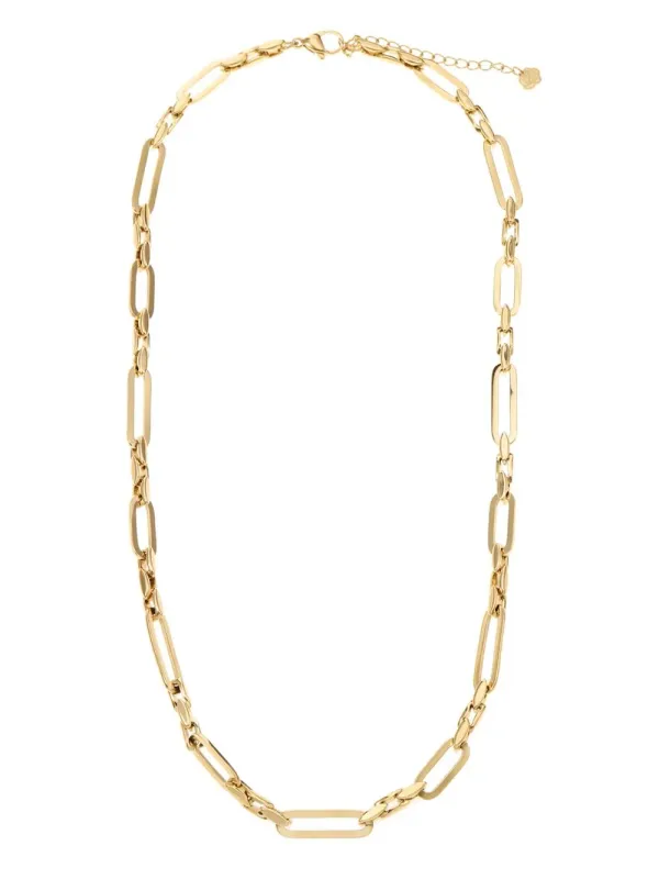 Rose & Camellia bangel platte schakel gold 11920-11d