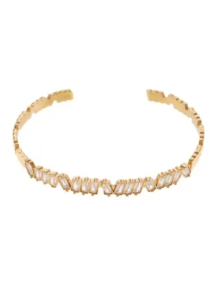 Rose & Camellia bangel stras vierkant gold 11920-18a