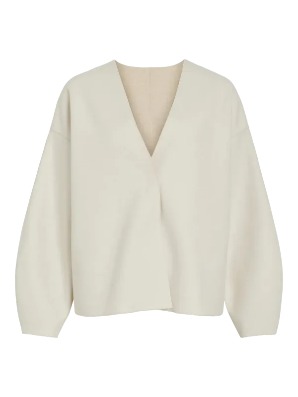 Vila VIJUICE LOOSE L/S JACKET - NOOS Super Light Natural 14101198