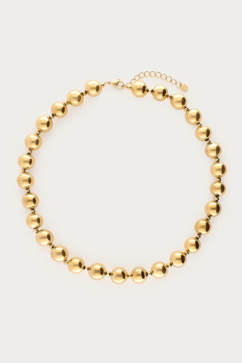 My Jewellery Necklace chunky dots 2 sizes Gold MJ14709