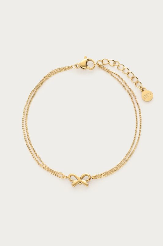 My Jewellery Bracelet gifting bow Gold MJ13799
