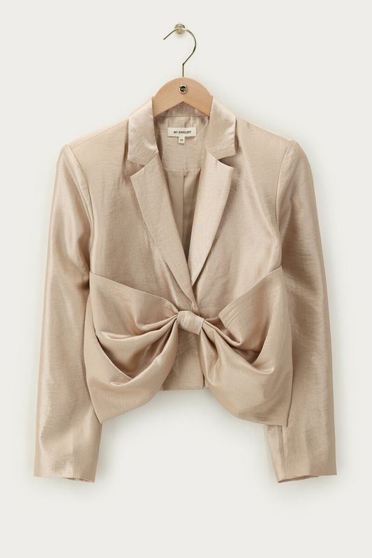 My Jewellery Blazer with bow Gold MJ14055