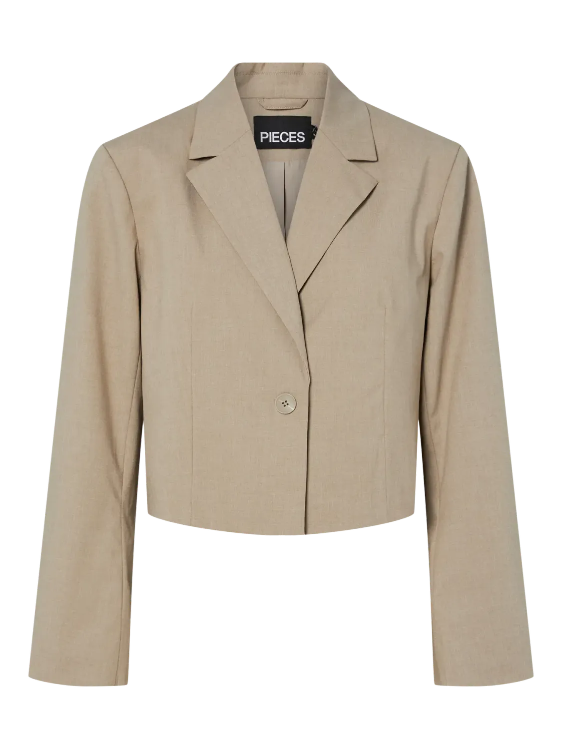 Pieces PCROSA SHORT BLAZER NOOS BC Greige 17162393