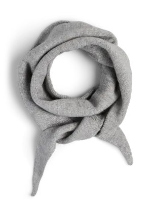 Pieces PCKOMMA TRIANGLE SCARF NOOS BC Medium Grey Melange 17159754