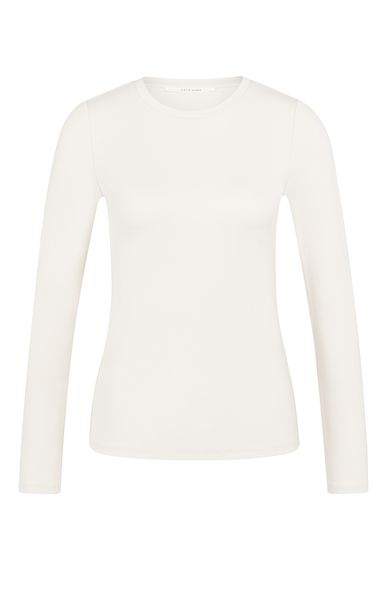 YaYa Katoenen longsleeve shirt BIRCH SAND 01-719040-601