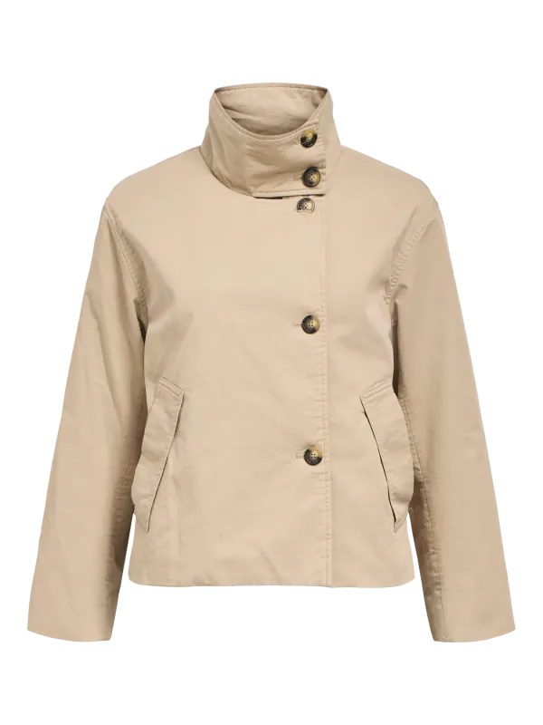 Object OBJGRO RE SHORT JACKET NOOS Desert Taupe 23045710