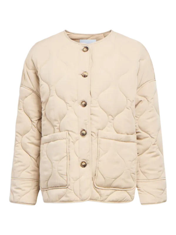 Object OBJALLIE LS LO QUILTED JACKET NOOS Humus 23045658