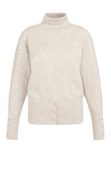 YaYa Coltrui met knoopdetails HEATHER GREY MELANGE 01-000549-601