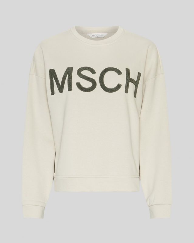 MSCH Copenhagen MSCHMela Briena MSCH Sweatshirt Oatmeal L Wreat 19738