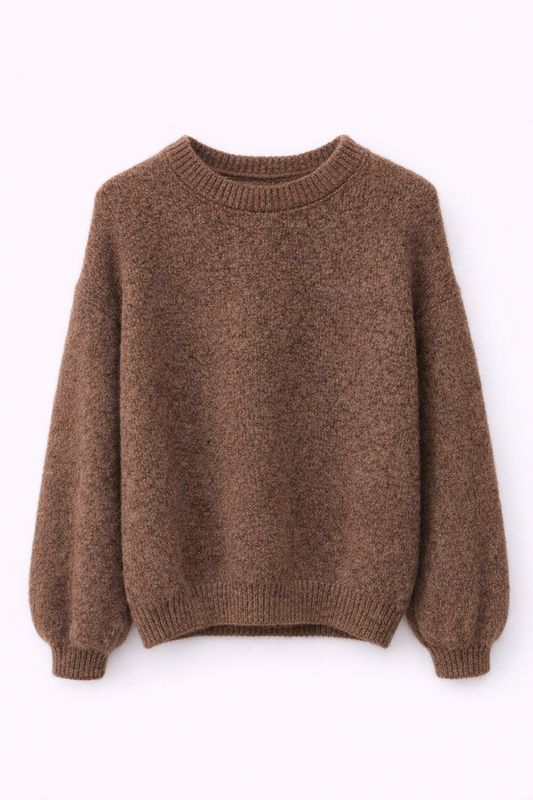 ​​Ambika Trui Ballon Mouw Bruin