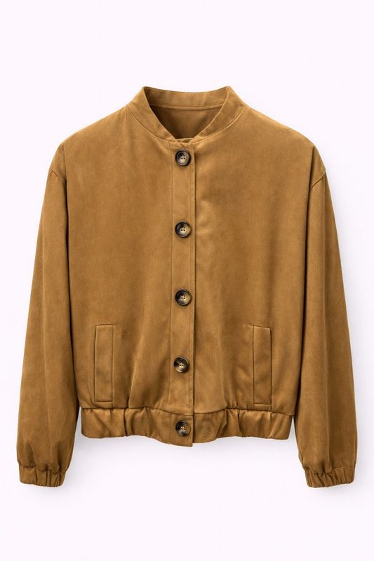 Ambika Suede Jasje Camel