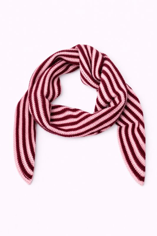 Teatro cashmere sjaal burgundy/pink Kaia