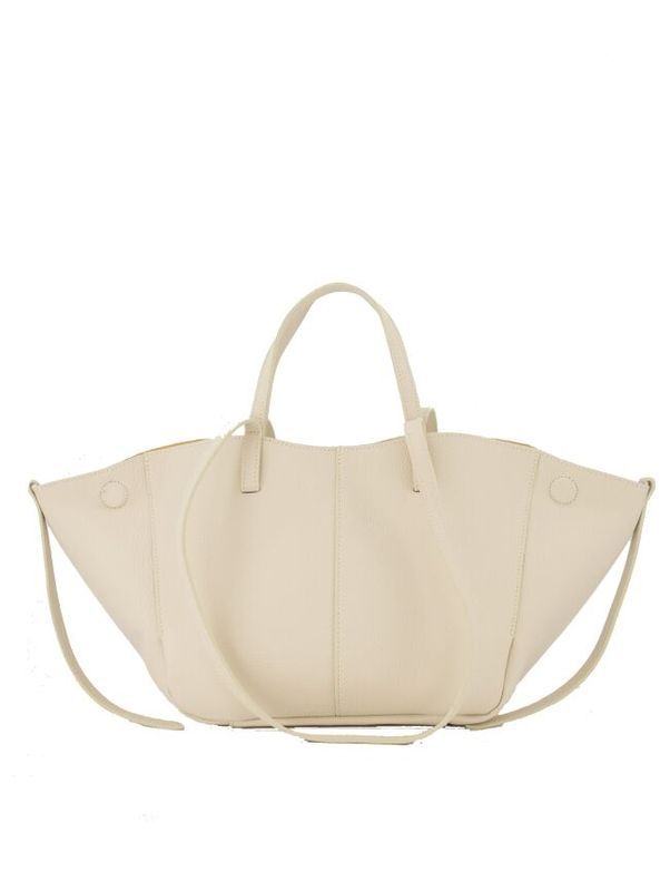 Teatro tas met rits Ecru Martha- classicgrain