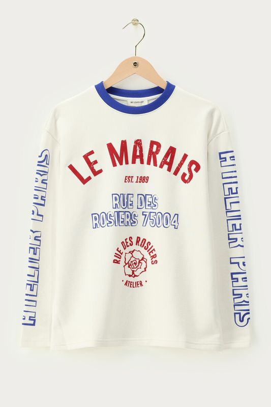 My Jewellery Le marais sweater White MJ15661