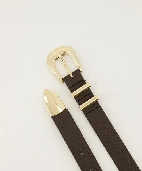 Teatro riem met gesp brown Dune-riem