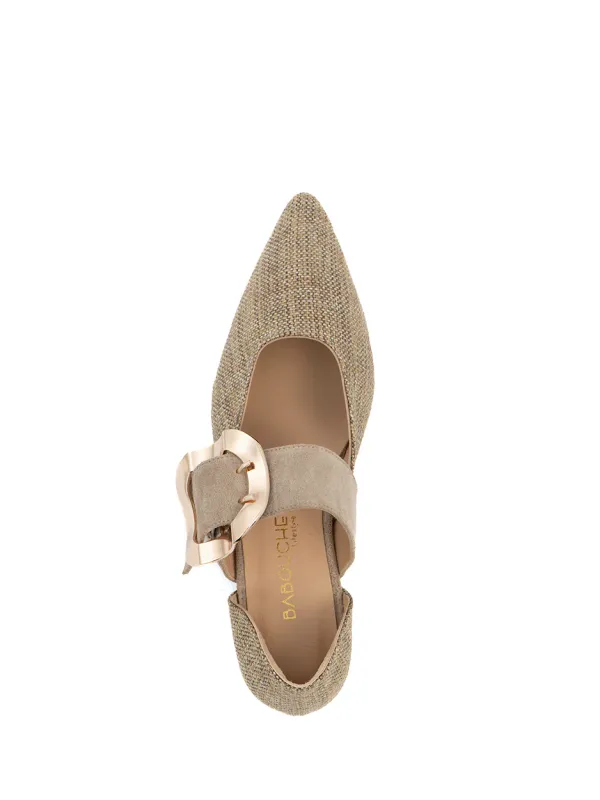 Babouche Lifestyle Izzy Ballerina Taupe/Kum G-IZZY-84