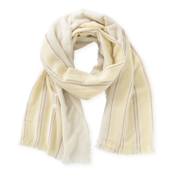 YaYa Sjaal met streepdessin KIT BEIGE DESSIN 03-501045-602