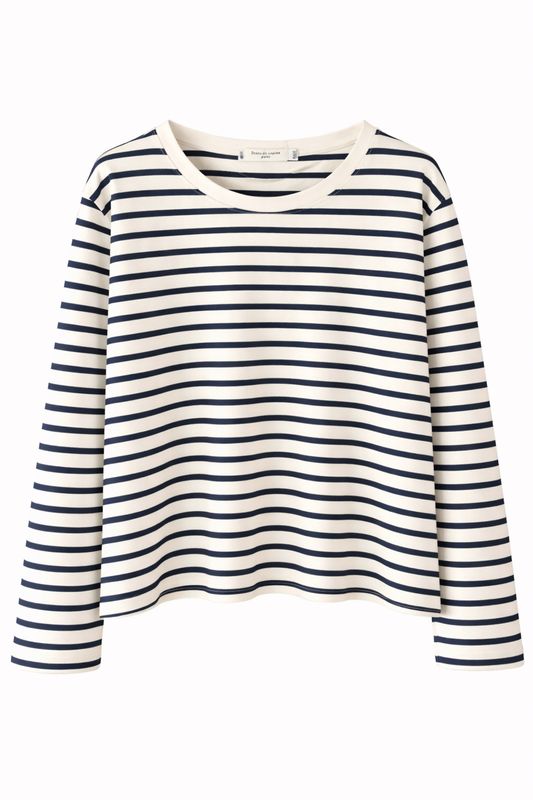 Nameless shirt streep navy 3234