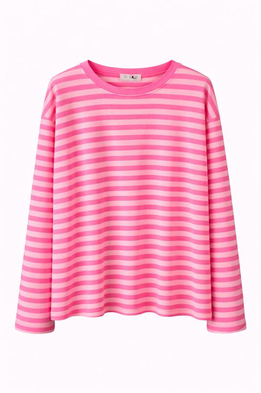 Nameless  shirt streep roze 1680