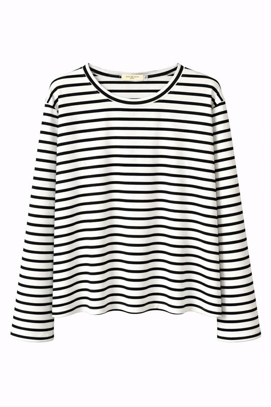 Nameless shirt streep wit/zwart 3234