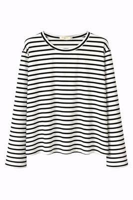 Nameless shirt streep wit/zwart 3234