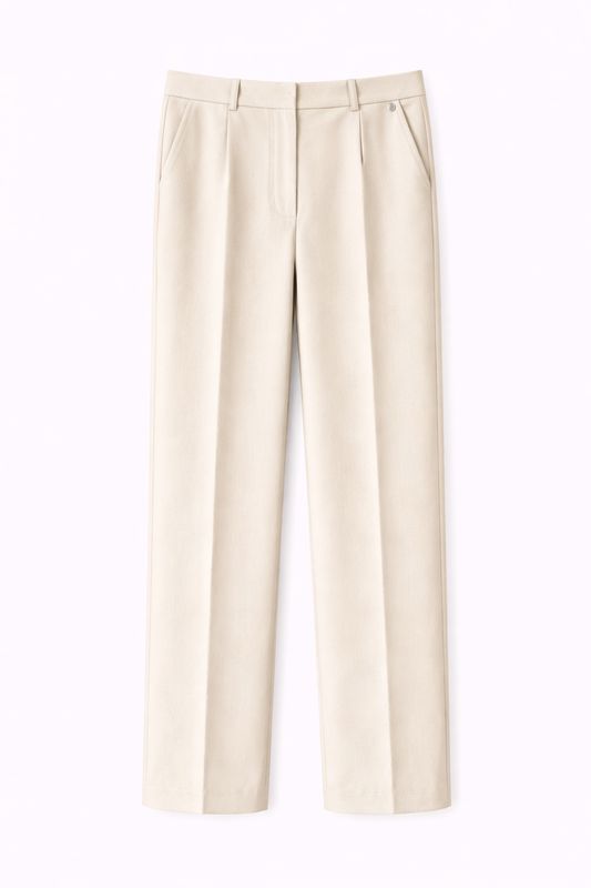 Ambika pantalon Creme gris