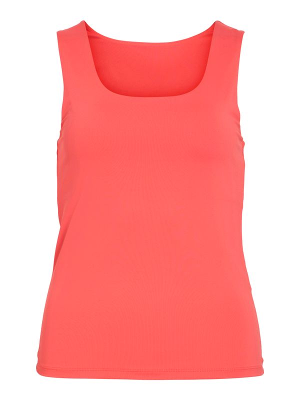Vila VIKENZA U-NECK S/L TANK TOP REV - N: Hibiscus 14089092