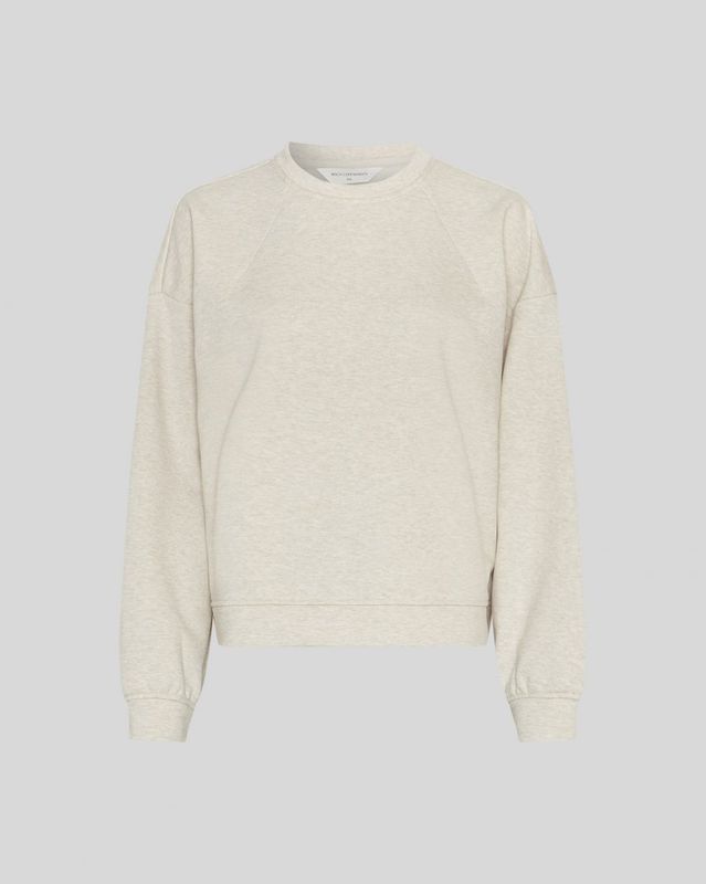 MSCH Copenhagen MSCHTaia Briena Sweatshirt Oatmeal Melange 19666