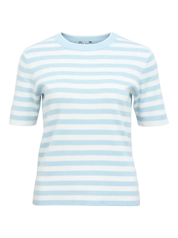 Object OBJESTER S/S NEW KNIT PULLOVER NOOS Winter Sky/Cloud dan 23043510