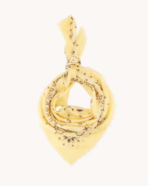 Teatro sjaal patroon butter yellow Fee