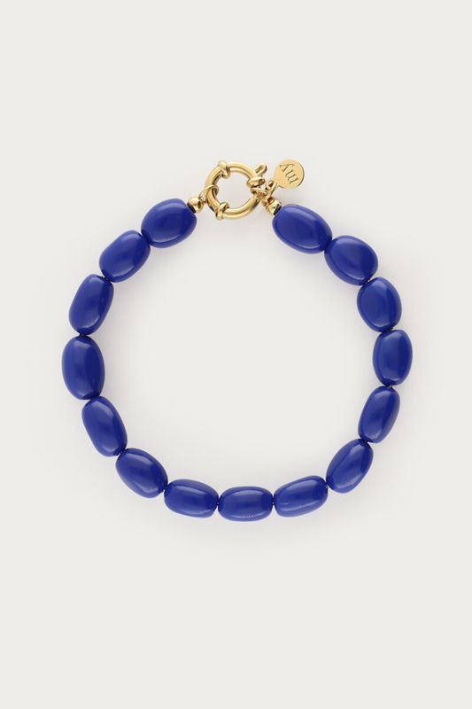 My Jewellery Navy Kralenarmband Gold MJ15834