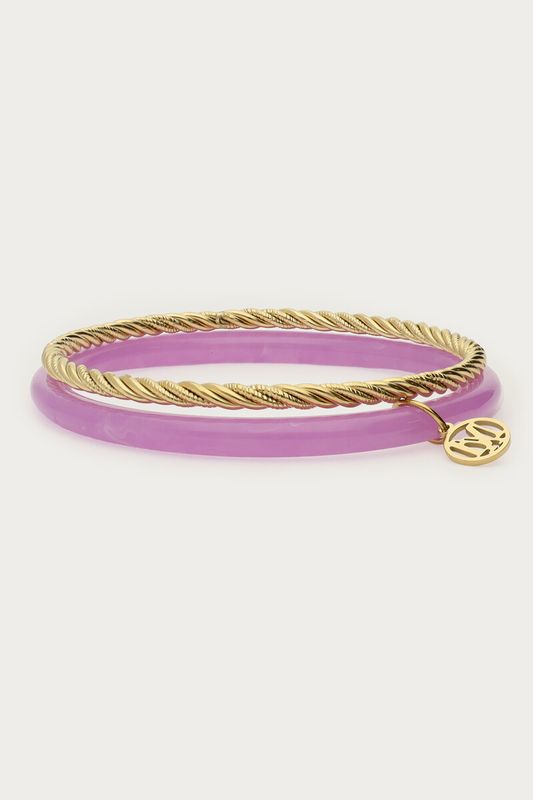 My Jewellery Lila dunne bangle set Gold MJ15839