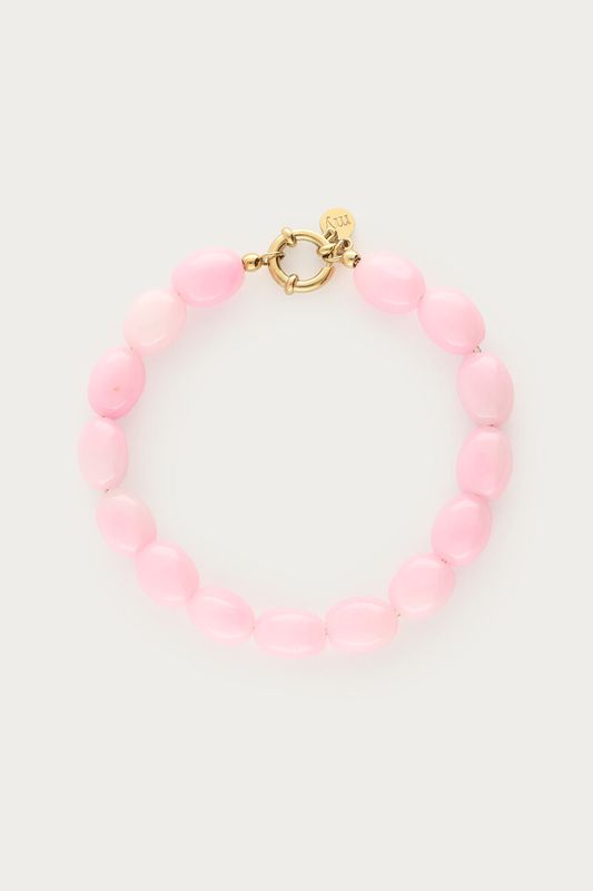 My Jewellery Roze Kralenarmband Gold MJ15829