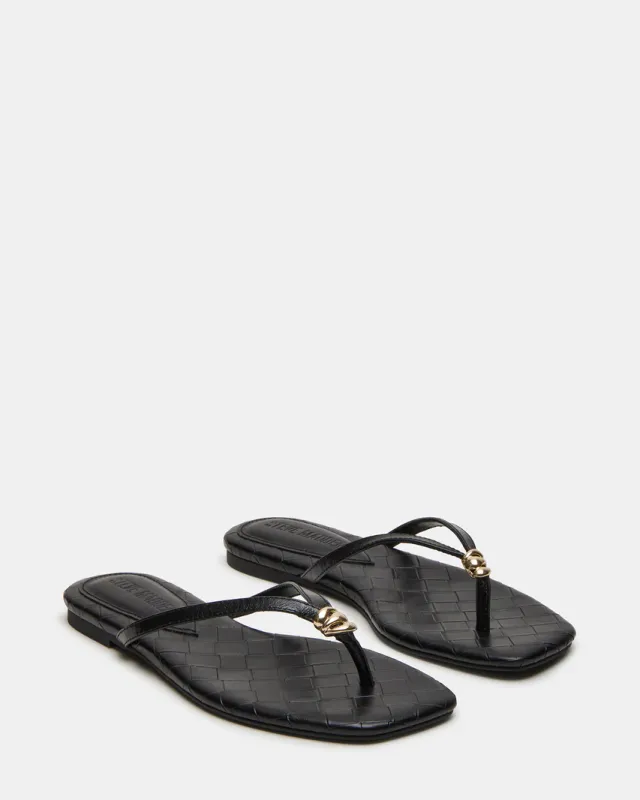 Steve Madden Maliyah black leather sm11003818