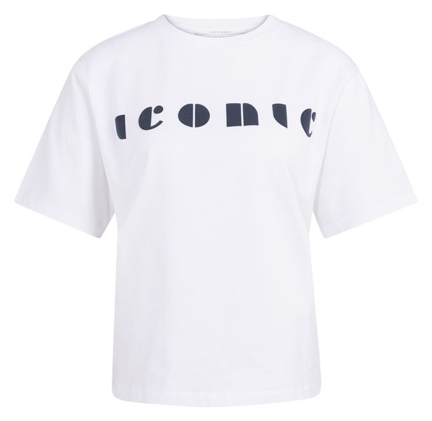 YaYa Boyfriend T-shirt met print PURE WHITE 01-719086-603