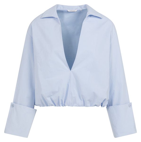 YaYa Blouse met ballonzoom ICE BLUE 01-701355-603