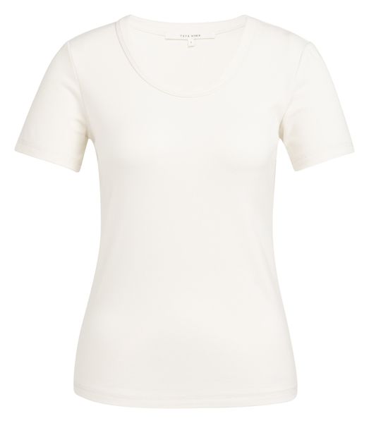 YaYa T-shirt met ronde hals OFF WHITE 01-719085-603