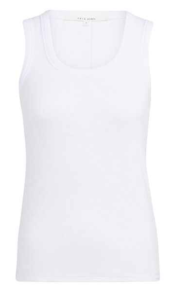 YaYa Geribd singlet met ronde hals PURE WHITE 01-729051-603